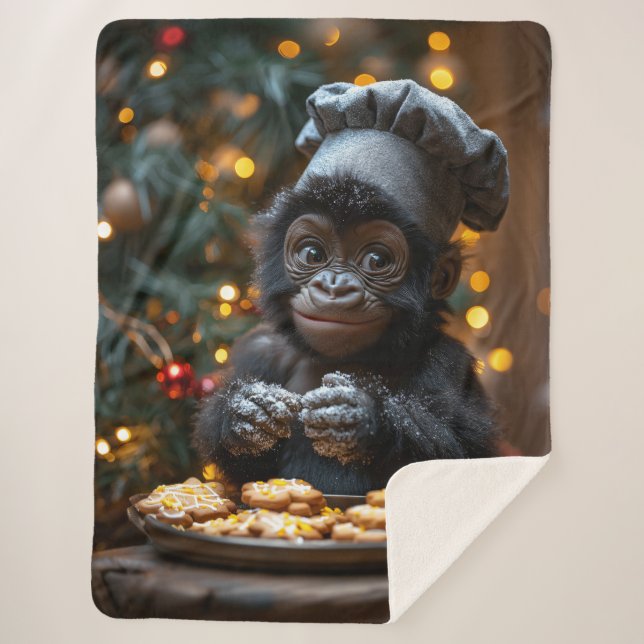 Cobertor Sherpa Zuckerbäcker Gorilla (Frente)