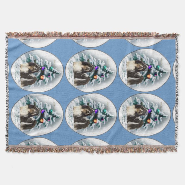 Cobertor Shih Tzu Christmas (Frente)