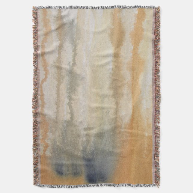 Cobertor Sienna Wilds Watercolor Impressão (Frente Vertical)