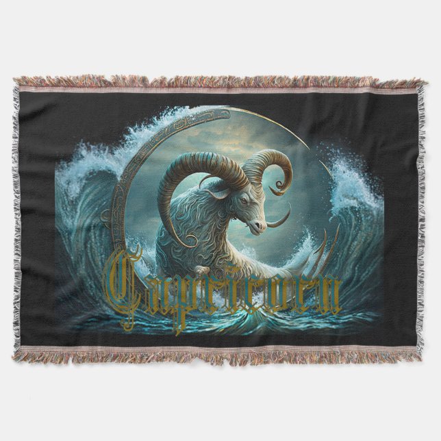 Cobertor Signo Zodiacal de Capricórnio (Frente)