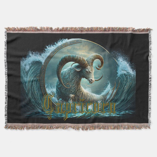 Cobertor Signo Zodiacal de Capricórnio (Frente)