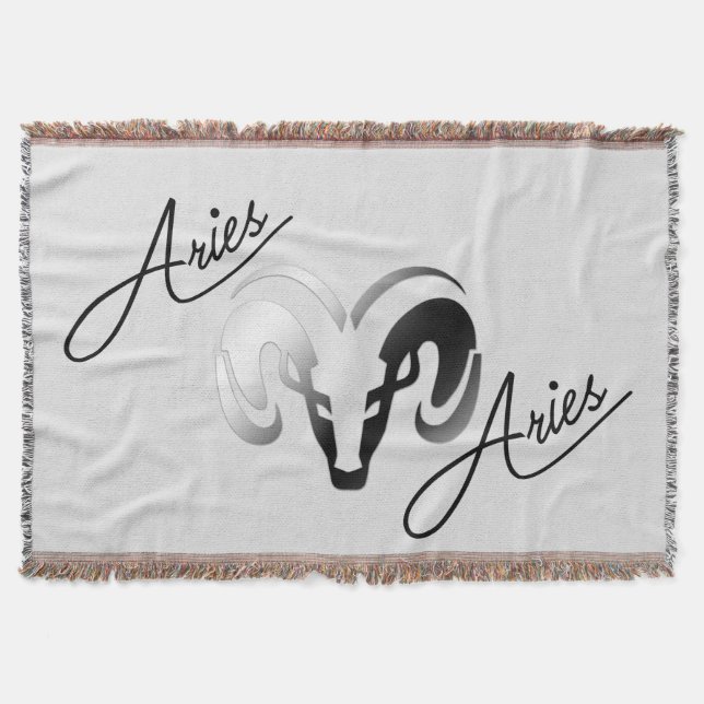 Cobertor Silver Aria o Ram Zodiac (Frente)