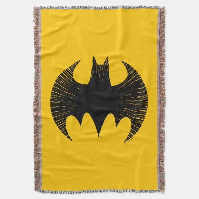 Cobertor Símbolo Batman | Logotipo Streak (Frente Vertical)