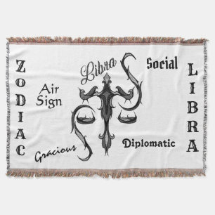 Cobertor Símbolo do Zodíaco de Libra