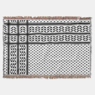 Cobertor Símbolo Keffiyeh do Padrão de Resistência Palestin
