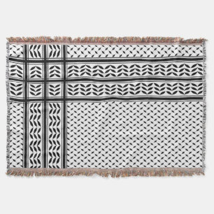 Cobertor Símbolo Keffiyeh do Padrão de Resistência Palestin