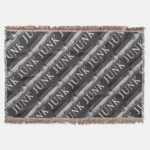 Cobertor Sinal de lixo na antiga carrinha.