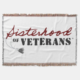 Cobertor Sisters of Veterans Military Pride Design