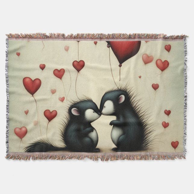 Cobertor Skunk Love 1 (Frente)