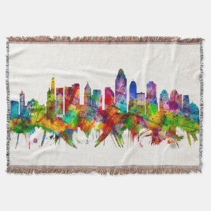 Cobertor Skyline de Cincinnati Ohio
