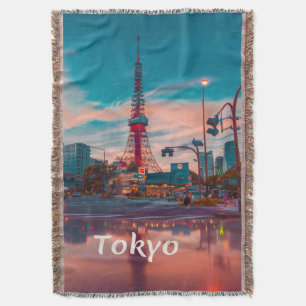 Cobertor Skytree Cidade do Japão em Tóquio