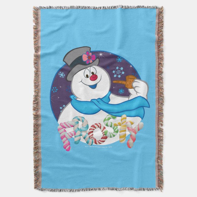Cobertor Snowman™ congelado | Nome Colorido da Canela de Do (Frente Vertical)