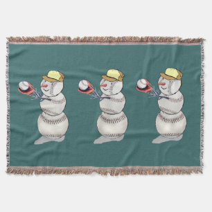 Cobertor Snowman de basebol