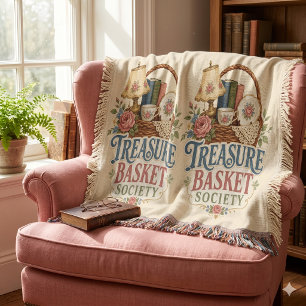 Cobertor Sociedade da Cesta do Tesouro Cottagecore