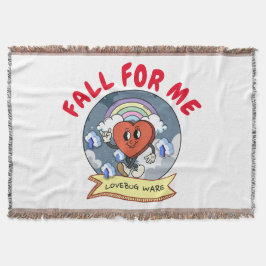 Cobertor Software lovebug personalizado de namorados