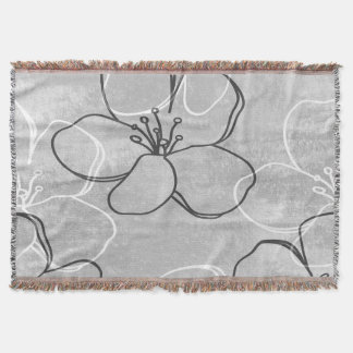 Cobertor Sonho de Flor de Maçã: Ornamento de Abstrato