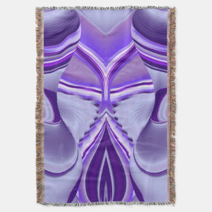 Cobertor Sonhos de Arco-Íris de Flor Roxo