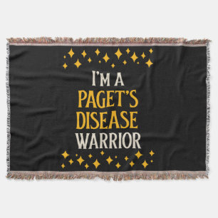Cobertor Sou o guerreiro da doença de Paget