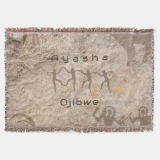 Cobertor Southwest Petroglyhs Custom Tribe/Name