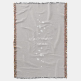 Cobertor Sparkle Sparkle Little Star Silver Cinza