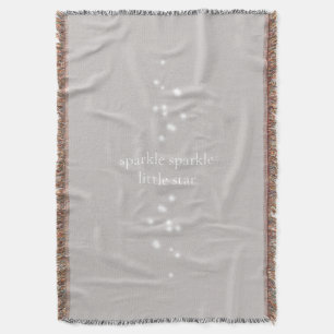Cobertor Sparkle Sparkle Little Star Silver Cinza