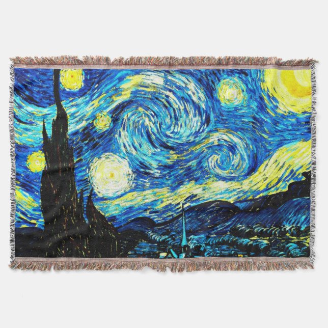 Cobertor Starry Night, (Frente)