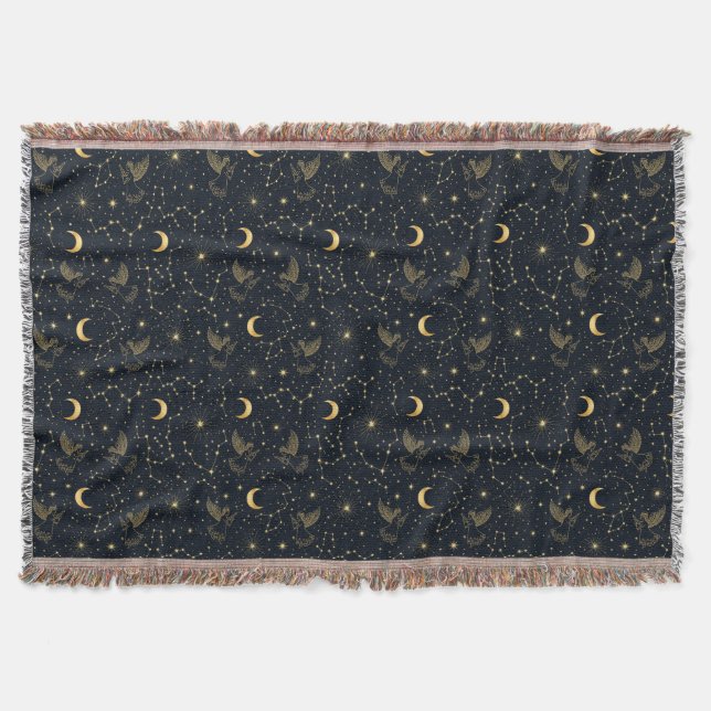 Cobertor Starry Night Sky Angel (Frente)