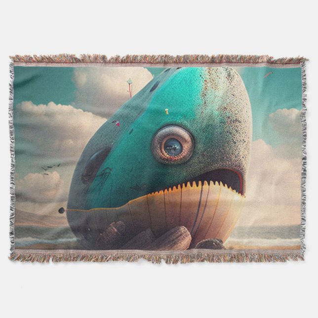 Cobertor Strange Whale (Frente)