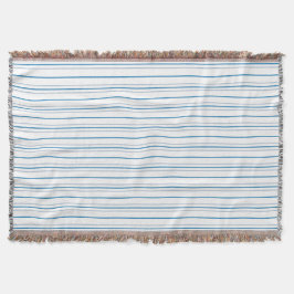 Cobertor Striped In Blues