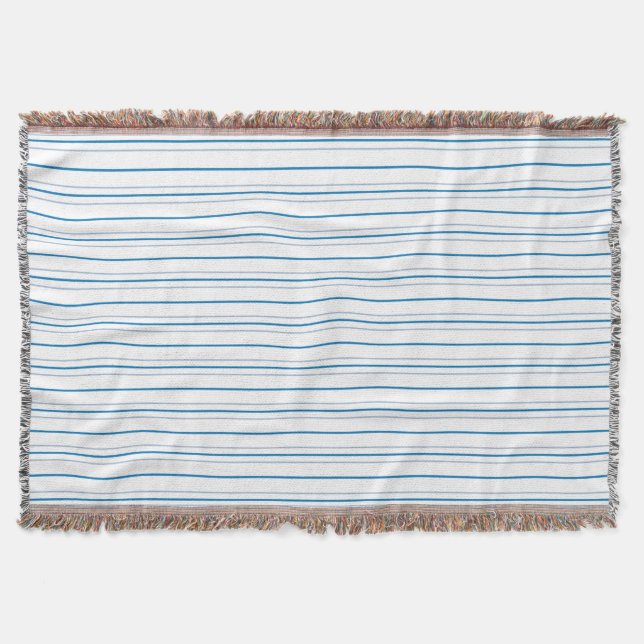 Cobertor Striped In Blues (Frente)