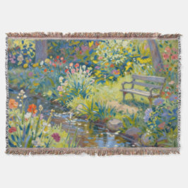 Cobertor Summer Creek Flowers 