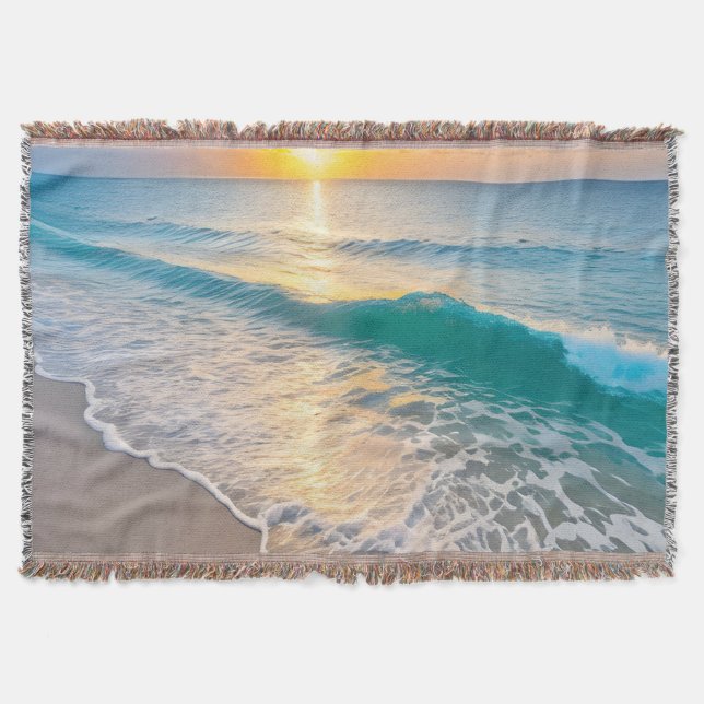 Cobertor Sunset de praia (Frente)