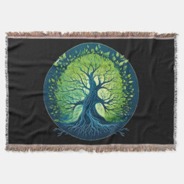 Cobertor Sussuros do Vento: A Essência da Árvore