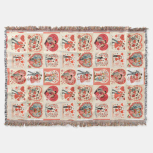 Cobertor Swingin' Sixties Valentine Patchwork