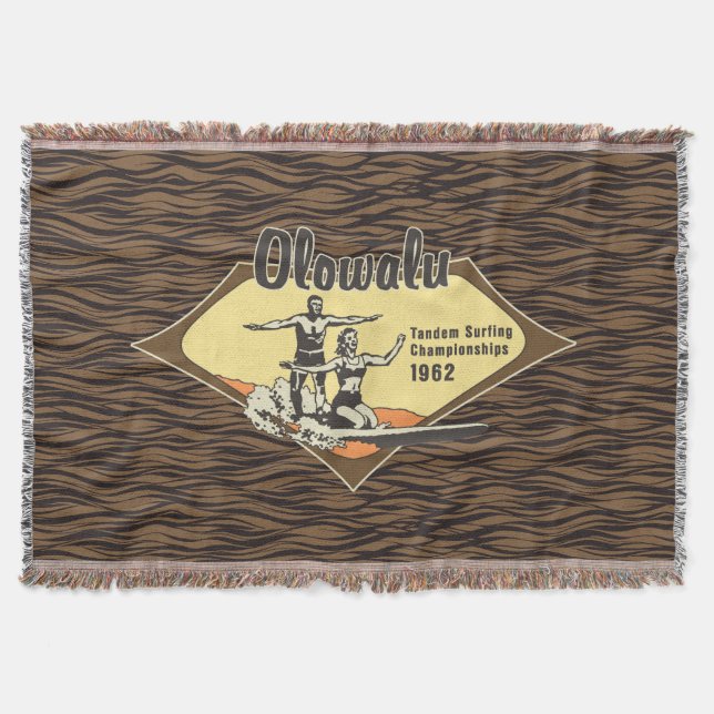 Cobertor Tandem Surfing Havaiana Surf (Frente)