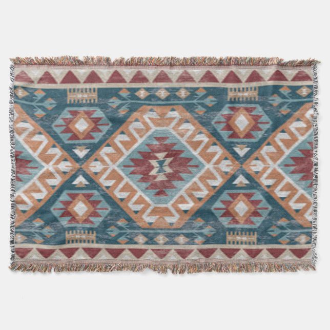 Cobertor Tapete Turco Persa Antigo Kilim Kabristan (Frente)