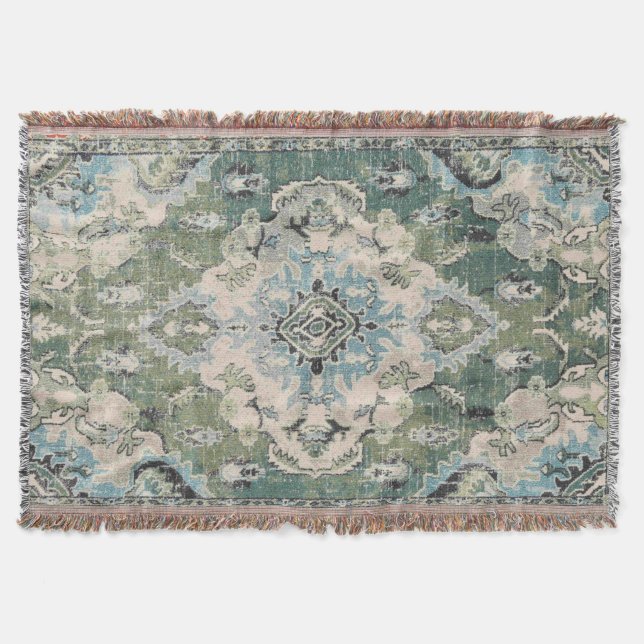 Cobertor Tapis antique vert (Frente)
