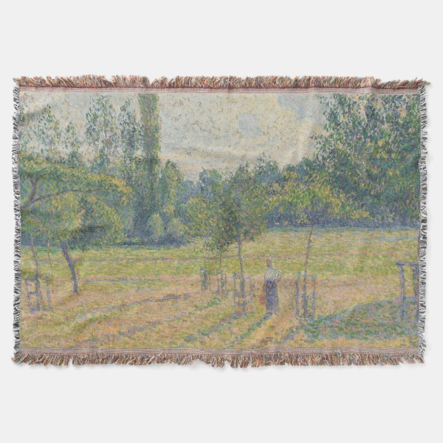 Cobertor "Tarde Adiantada em nosso Prado" - Camille Pissarr (Frente)