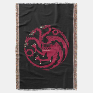 Cobertor Targaryen Sigil - Fogo e Sangue