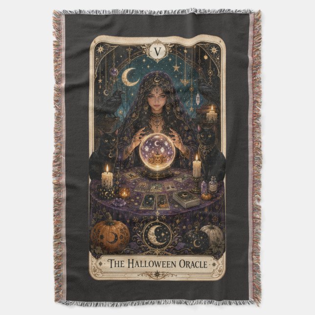 Cobertor Tarot Assustador (Frente Vertical)