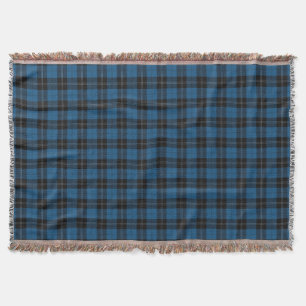 Cobertor Tartan azul da caça de Ramsay do clã escocês