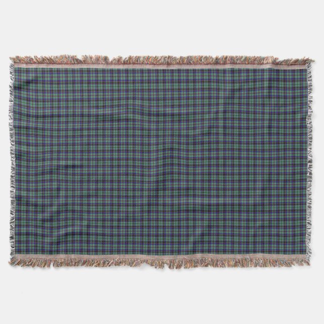 Cobertor Tartan de Stevenson do clã (Frente)