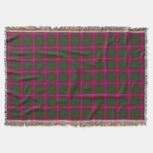 Cobertor Tartan escocês de Crawford do clã