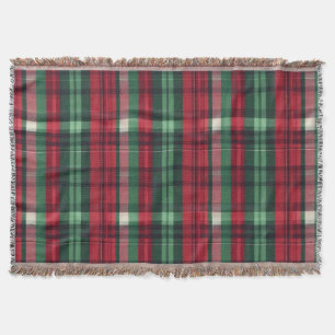 Cobertor Tartan Xadrez Vermelho Tradicional Vermelho Verde