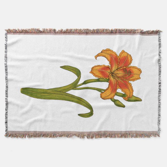 Cobertor Tawny Daylily (Frente)