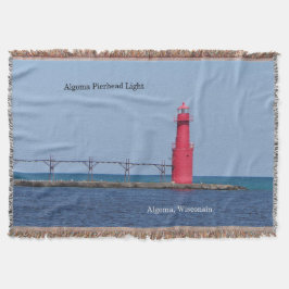 Cobertor tecido Algoma Pierhead Light
