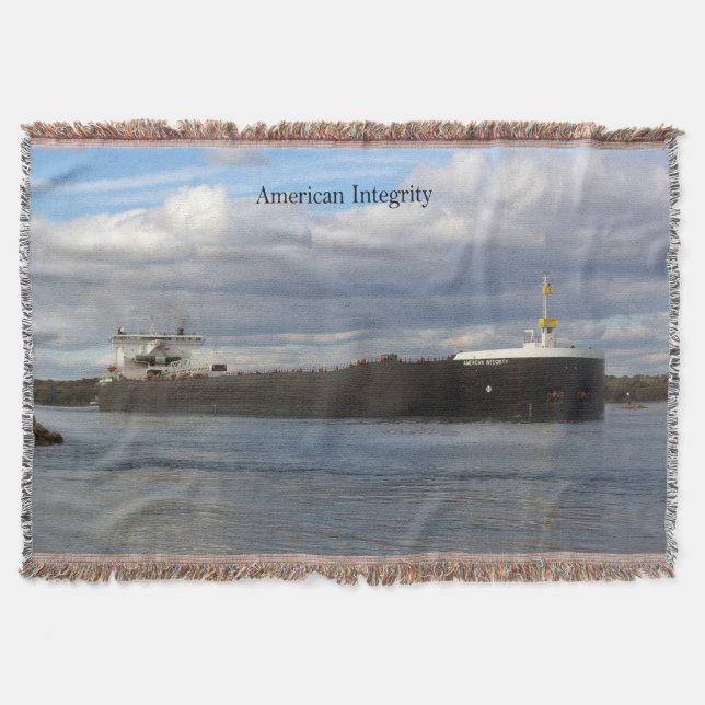 cobertor tecido da integridade americana (Frente)