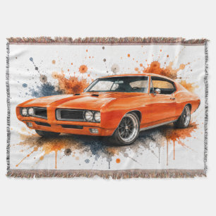 Cobertor Tecido Muscle Car