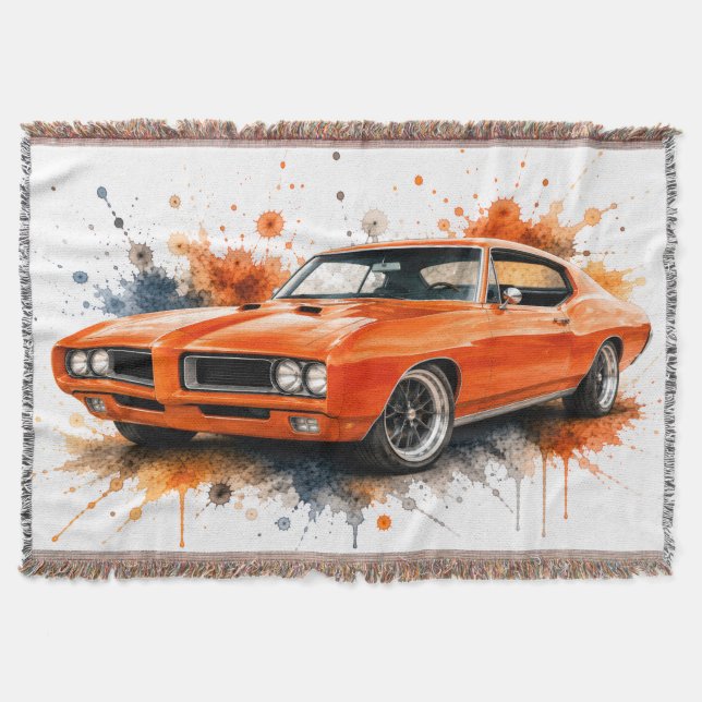 Cobertor Tecido Muscle Car (Frente)