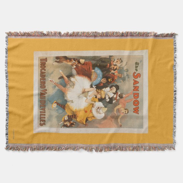 Cobertor Tema do carnaval dos vaudevilles de Sandow (Frente)